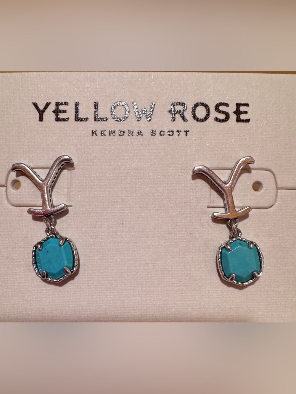Kendra Scott Turquoise Drop Earrings - Yellowstone Ranch inspired